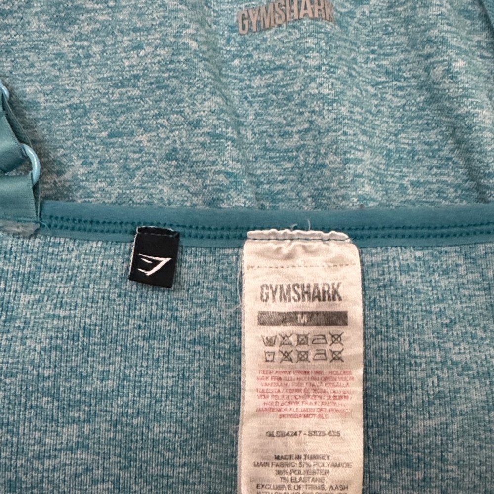 Gymshark Teal Sports Bra - Picture 4 of 8